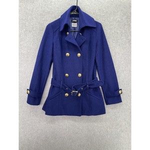 ANAP Women's Peacoat Blue Gold Button Japaanese Fashion Size XS